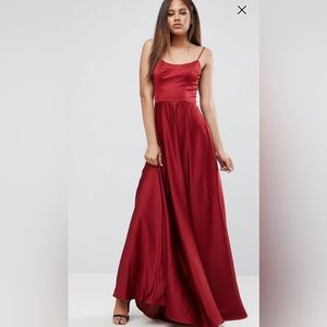 ASOS Formal Satin Maxi Dress